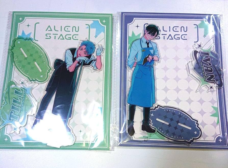 さといも様　韓国　エイリアンステージ　カフェ　アニプラス　限定　アクスタ 中国 グッズ『ALIEN STAGE エイリアンステージ コラボカフェ